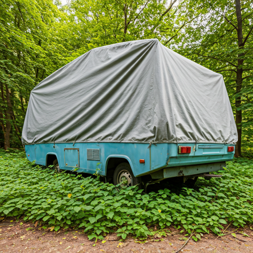 Using Tarps for Springtime RV and Camper Maintenance