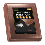 Brown Poly Tarp 5' x 7'