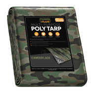 Camouflage Poly Tarp 6' x 8' - Blowout Sale