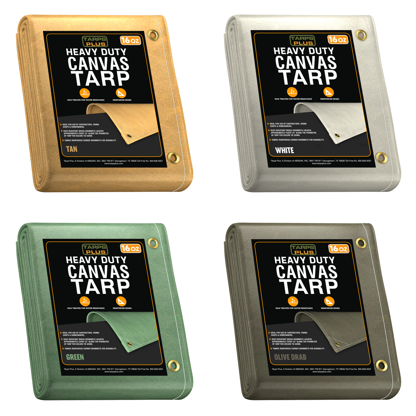 Heavy Duty Canvas Tarps