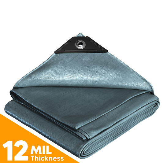 Silver Poly Tarps