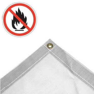 Flame Retardant 50% Mesh Tarp 20' x 20'