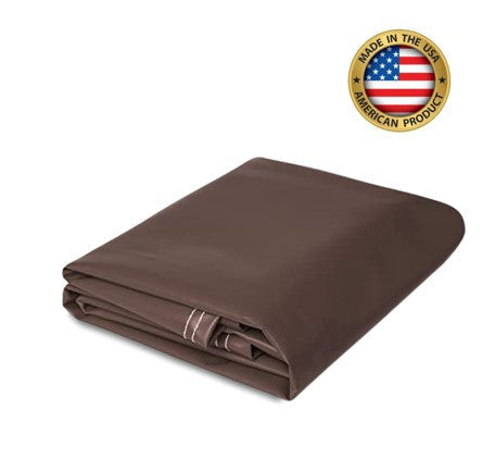 18 oz. Super Vinyl Tarp - Brown - 10' x 16'