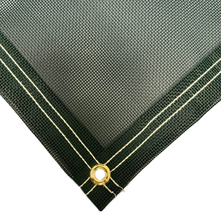 Vinyl Mesh Tarp - Green