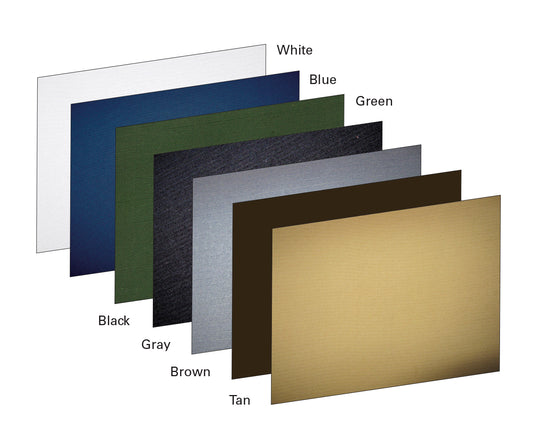 Color Swatches of Polyester Waterproof Canvas